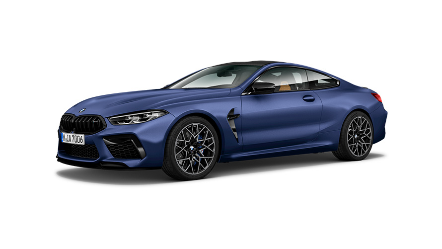 BMW M8 Competition Coupé G82 2019 Vista de tres cuartos del lateral BMW M8 Competition Coupé G82 2019 Vista de tres cuartos del lateral