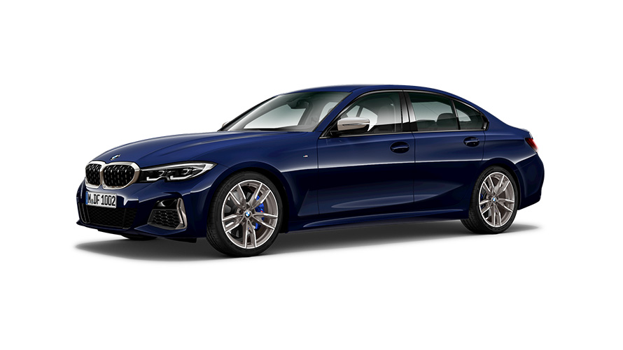 BMW M340i Berlina G20 2019 Vista de tres cuartos del lateral BMW M340i Berlina G20 2019 Vista de tres cuartos del lateral