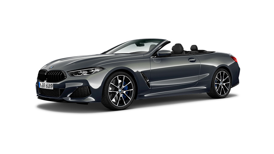 BMW M850i xDrive Cabrio G14 2018 Vista de tres cuartos del lateral BMW M850i xDrive Cabrio G14 2018 Vista de tres cuartos del lateral