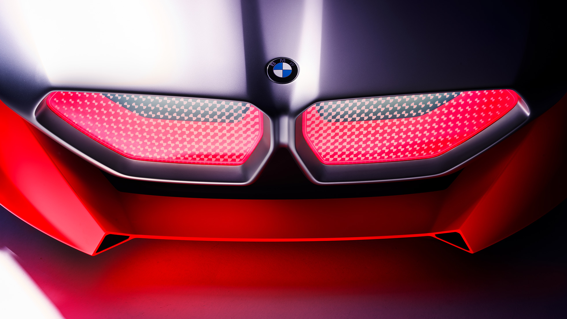 BMW Vision M NEXT, exterior, parrilla BMW BMW Vision M NEXT, primer plano, exterior, parrilla BMW