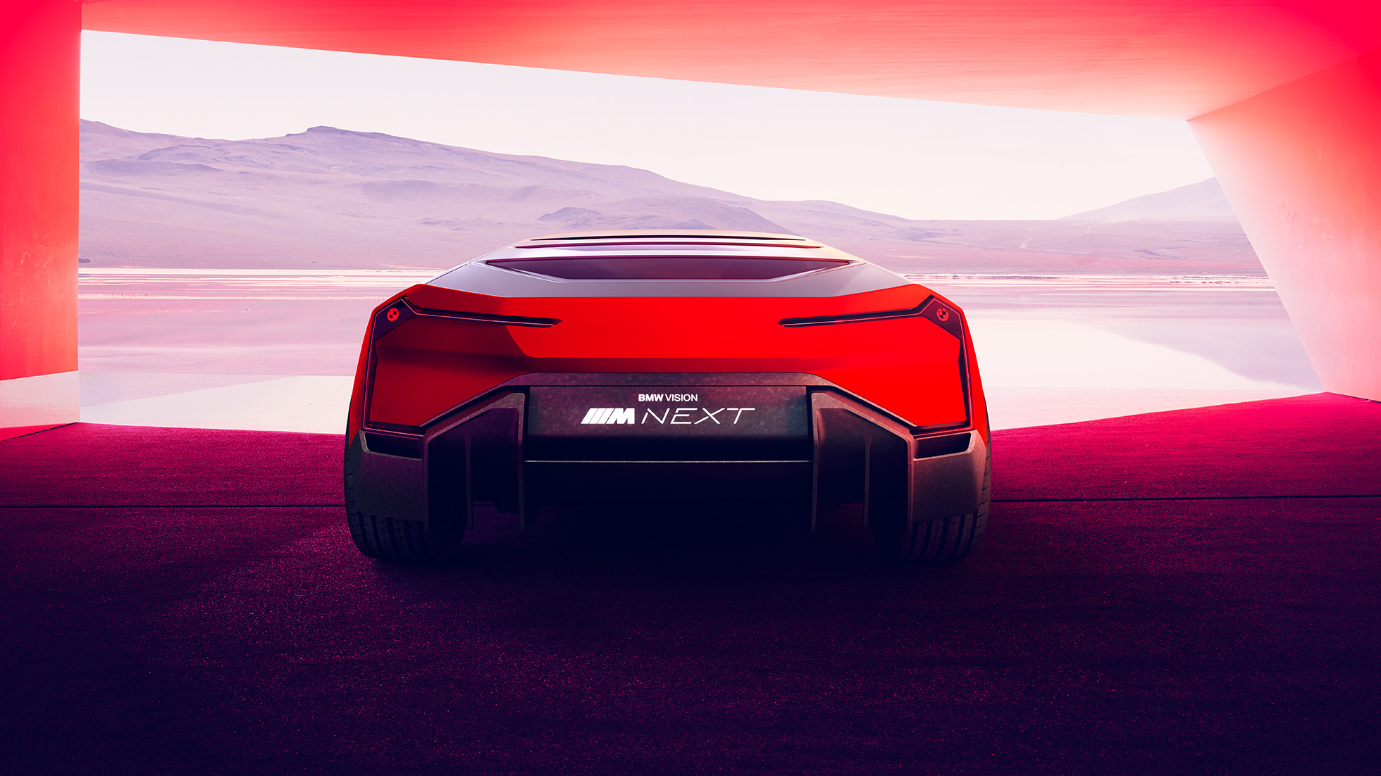 BMW Vision M NEXT, vista de la zaga BMW Vision M NEXT, vista de la zaga, BMW M1