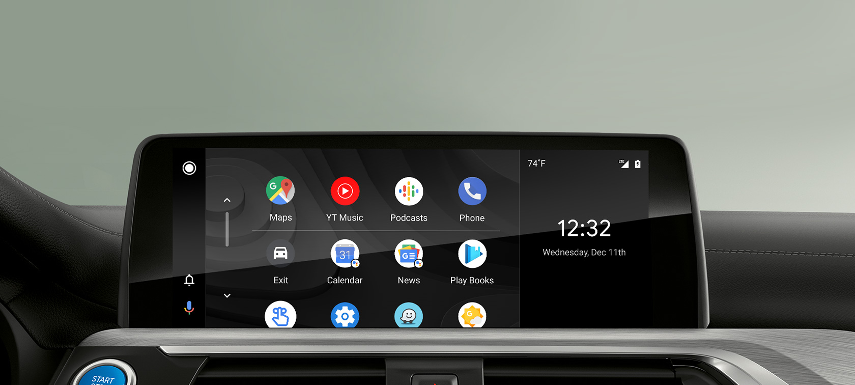 Android Auto Smartphone Integration Menú de Android Auto Smartphone Integration en el display de control BMW ConnectedDrive