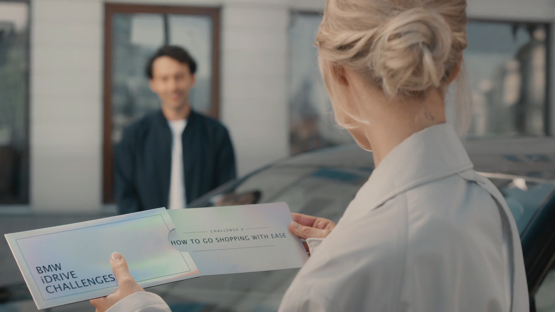 BMW iDrive Challenge Shopping BMW iDrive Challenge Shopping G70 sobre con desafío