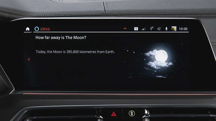 BMW Remote Software Upgrade, Integración de Amazon Alexa en el coche BMW Remote Software Upgrade, Integración de Amazon Alexa en el coche, sistema de navegación, primer plano