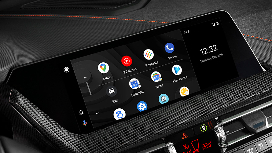 Android Auto Visualización de Android Auto en la pantalla de BMW