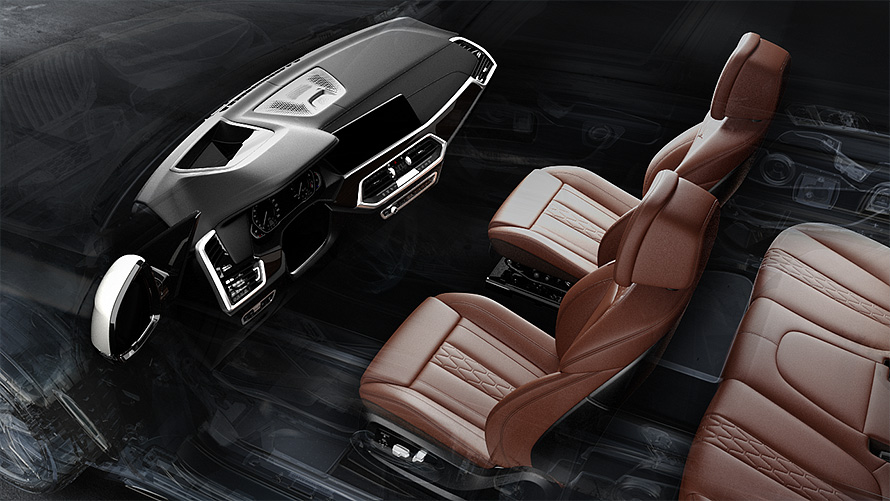 Modo ECO PRO, gestión de la energía y de la climatización Optimización de la eficiencia de las funciones de confort, iluminación y climatización en el modo ECO PRO del BMW X5.