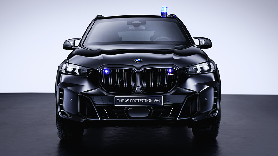 Vehículos de protección especial BMW, equipamiento opcional, exterior, vista del frontal Vehículos de protección especial BMW, equipamiento opcional, exterior, vista del frontal