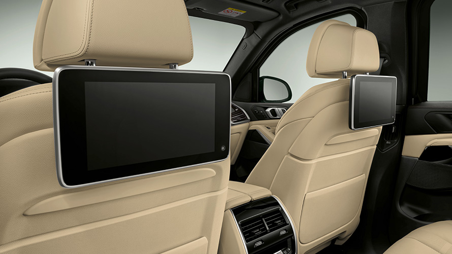 Vehículos blindados BMW Equipamiento opcional Interior Display en los asientos delanteros Vehículos blindados BMW Equipamiento opcional Interior Display en los asientos delanteros