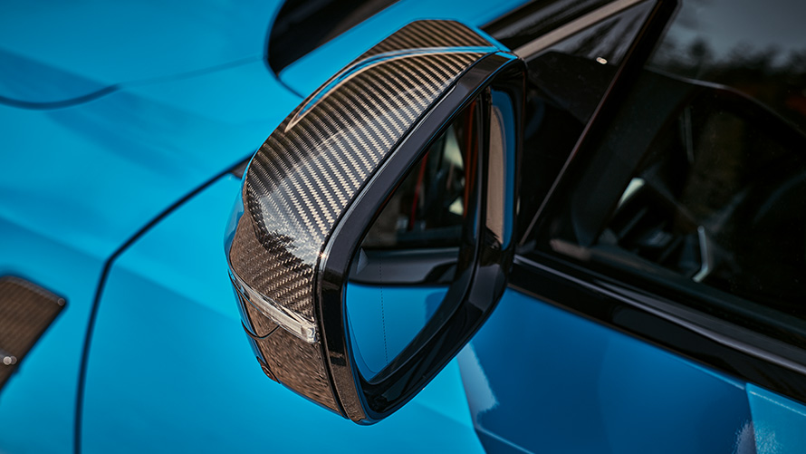 Carcasa M de fibra de carbono para espejo retrovisor exterior Accesorios BMW para otoño e invierno Carcasa M de fibra de carbono para espejo retrovisor exterior