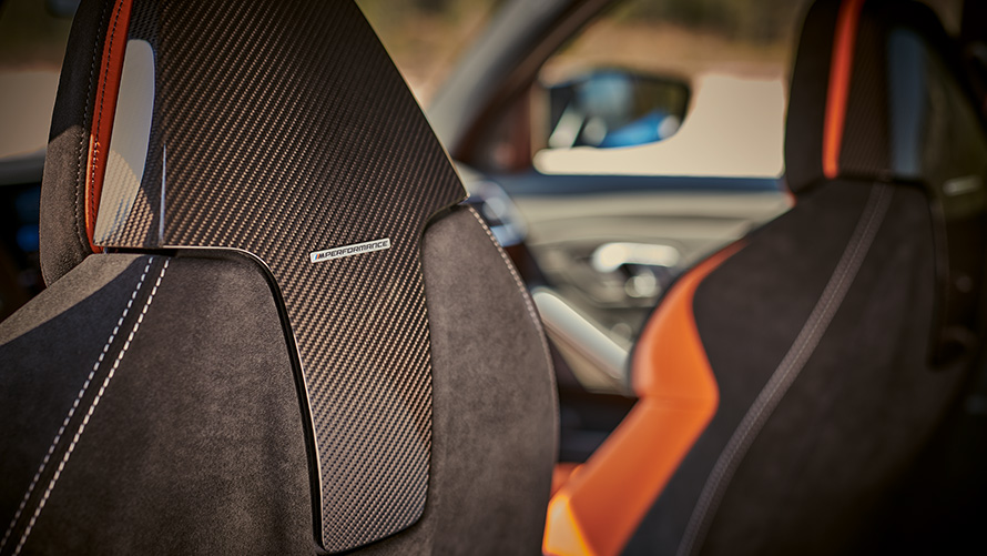 Cubierta del respaldo M Performance Accesorios BMW para otoño e invierno Cubierta del respaldo M Performance