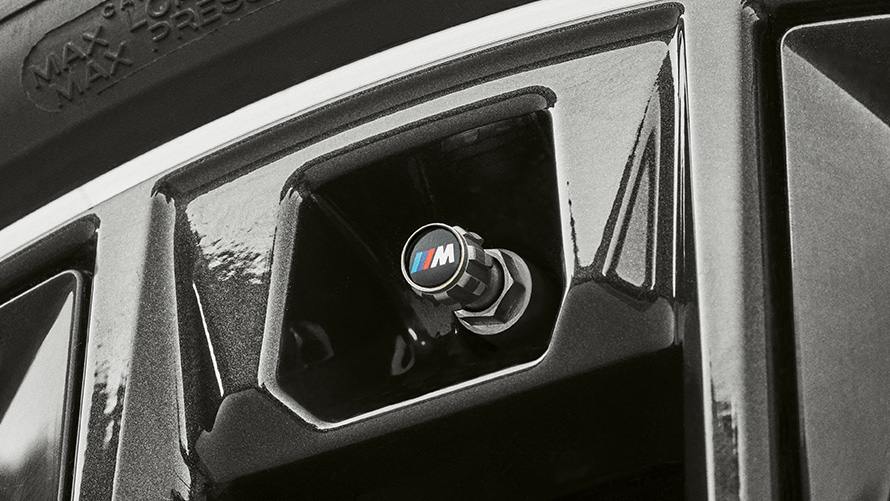 Tapas de válvulas BMW con logo "M" Accesorios BMW para otoño e invierno Tapas de válvulas BMW con logo "M"