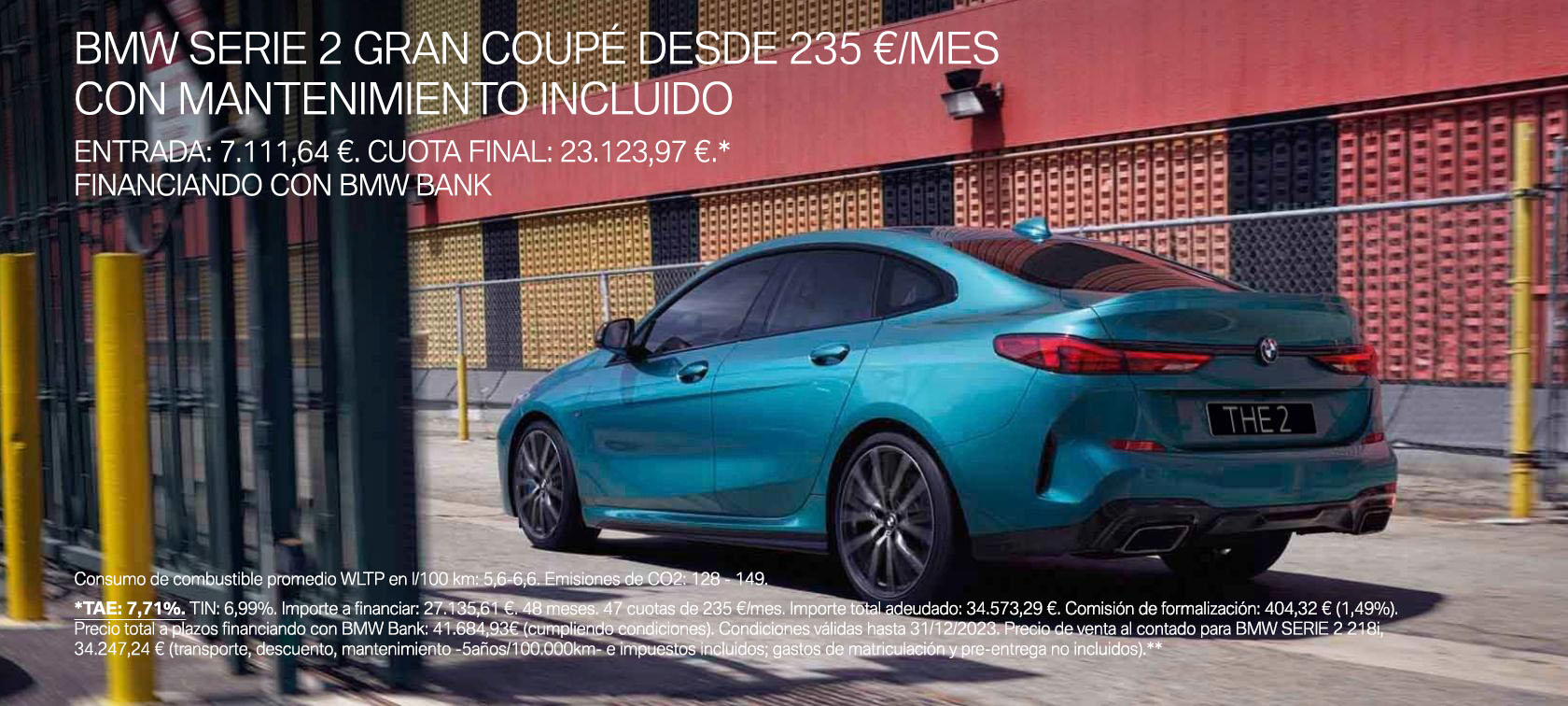 Oferta BMW Serie 2 Gran Coupé Oferta BMW Serie 2 Gran Coupé