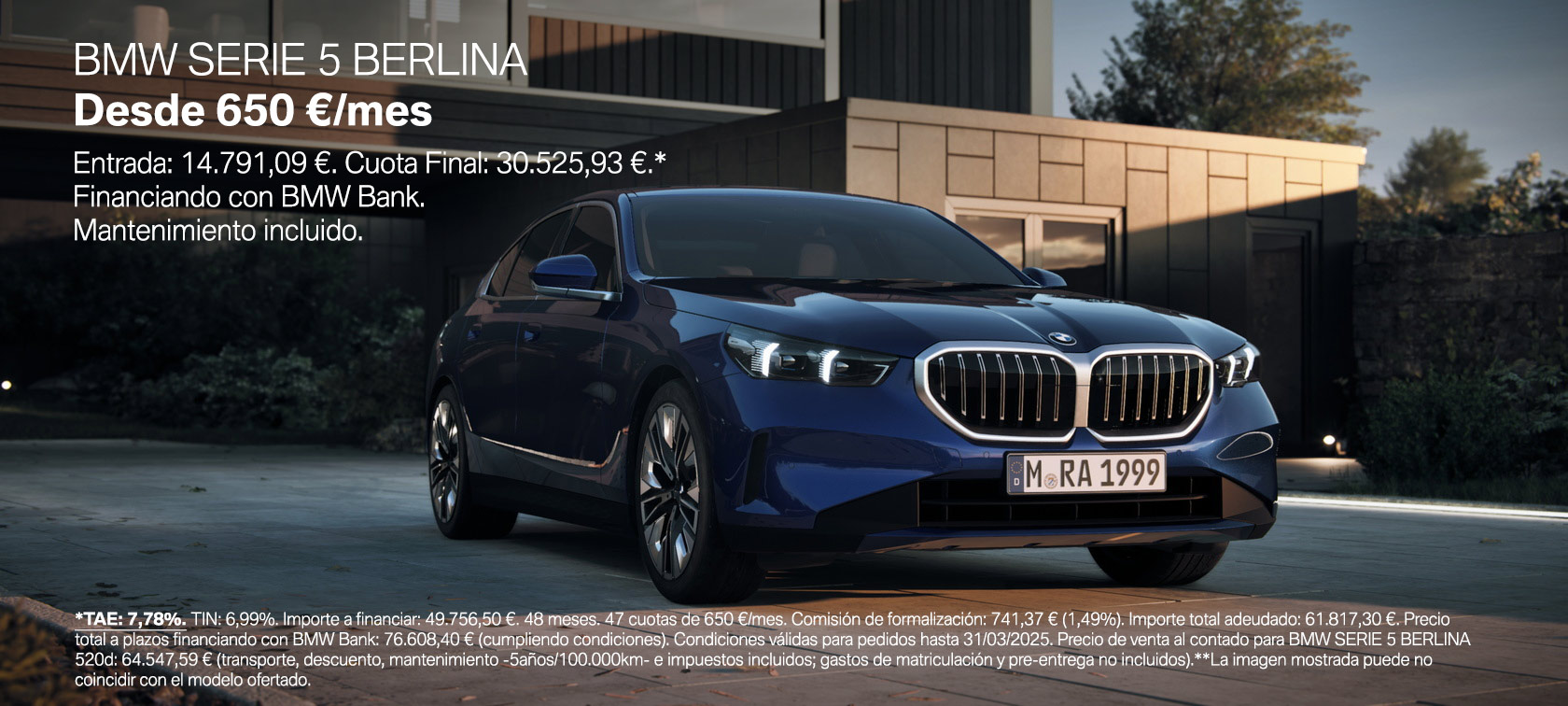 Oferta Nuevo BMW Serie 5 Berlina Oferta Nuevo BMW Serie 5 Berlina