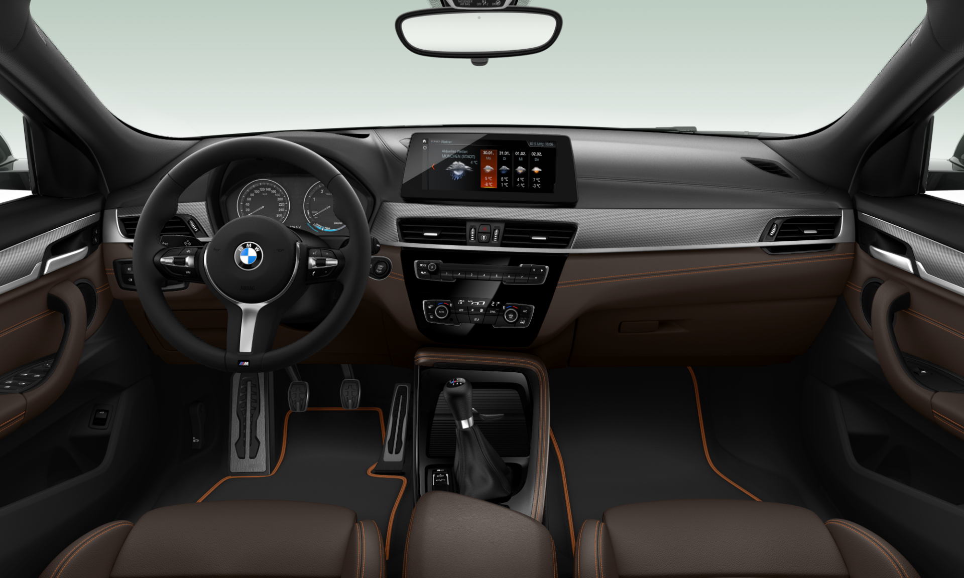 Puesto de conducción BMW X2 Mesh edition Phytonicblau Puesto de conducción BMW X2 Mesh edition Phytonicblau