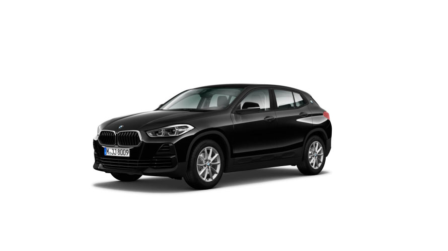 Modelo BMW X BMW X2 Híbrido Enchufable F39, vista de tres cuartos del lateral Modelo BMW X BMW X2 Híbrido Enchufable F39, vista de tres cuartos del lateral