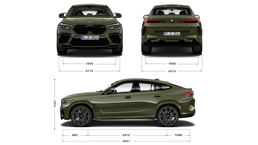 Ficha técnica del nuevo BMW X6 M BMW España