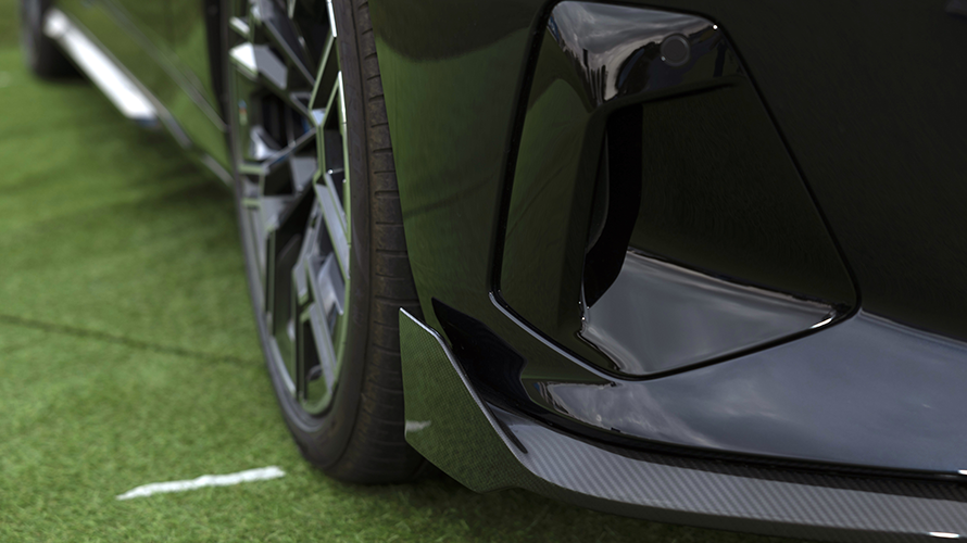Splitter delantero M Performance en carbono.