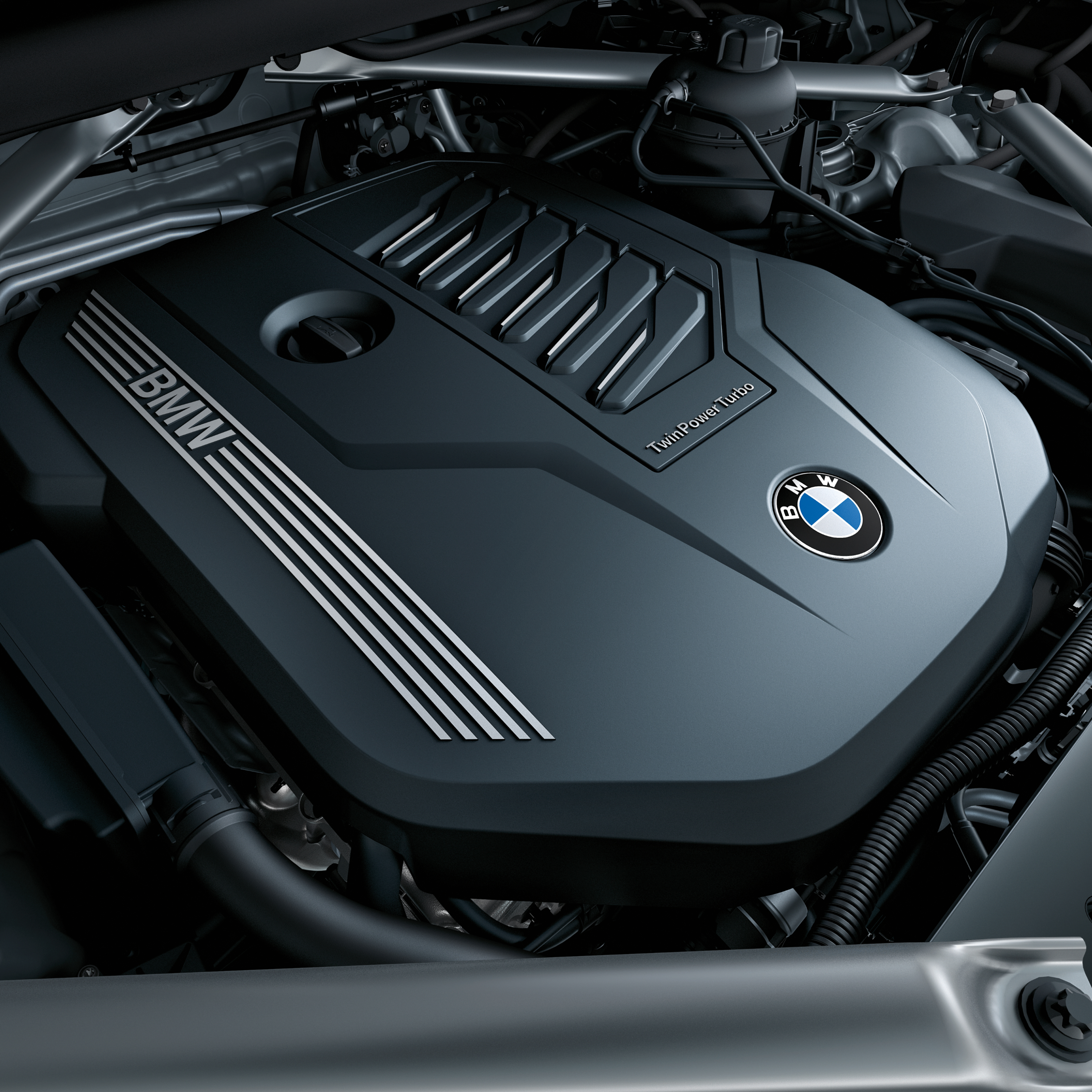 Imagen detallada del motor TwinPower Turbo de BMW