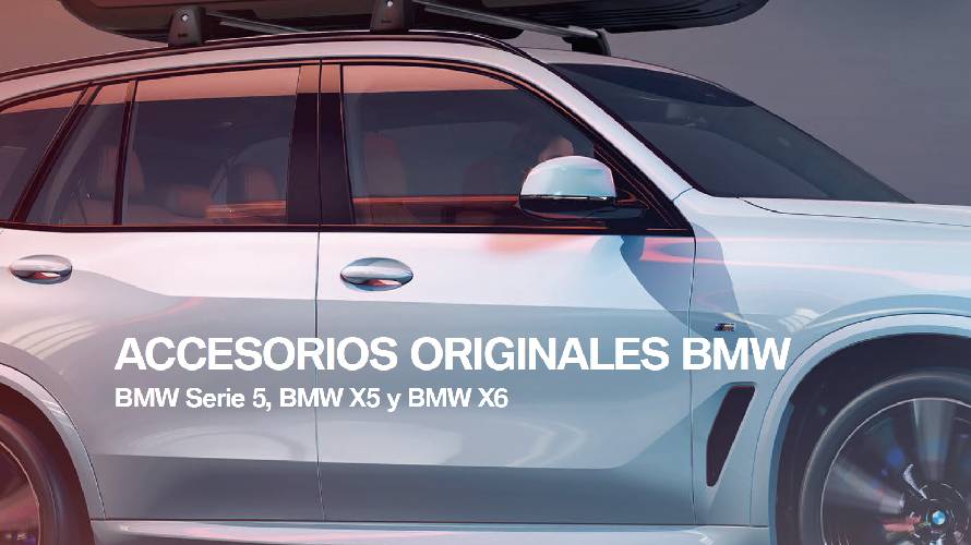 Accesorios originales BMW Serie 5, BMW X5 y BMW x6. Accesorios originales BMW Serie 5, BMW X5 y BMW x6.
