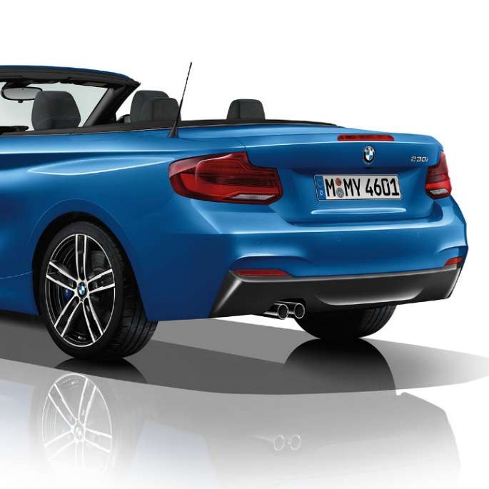 BMW Serie 2 Cabrio, Acabado M Sport, imagen de tres cuartos de la zaga BMW Serie 2 Cabrio, Acabado M Sport, imagen de tres cuartos de la zaga